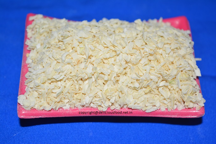 Delicious Food Dehydrated White Onion Chopped